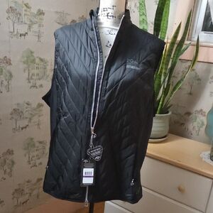 NWT Women's Black CALLAWAY Vest Branded: PGA Women's Golf Clinic